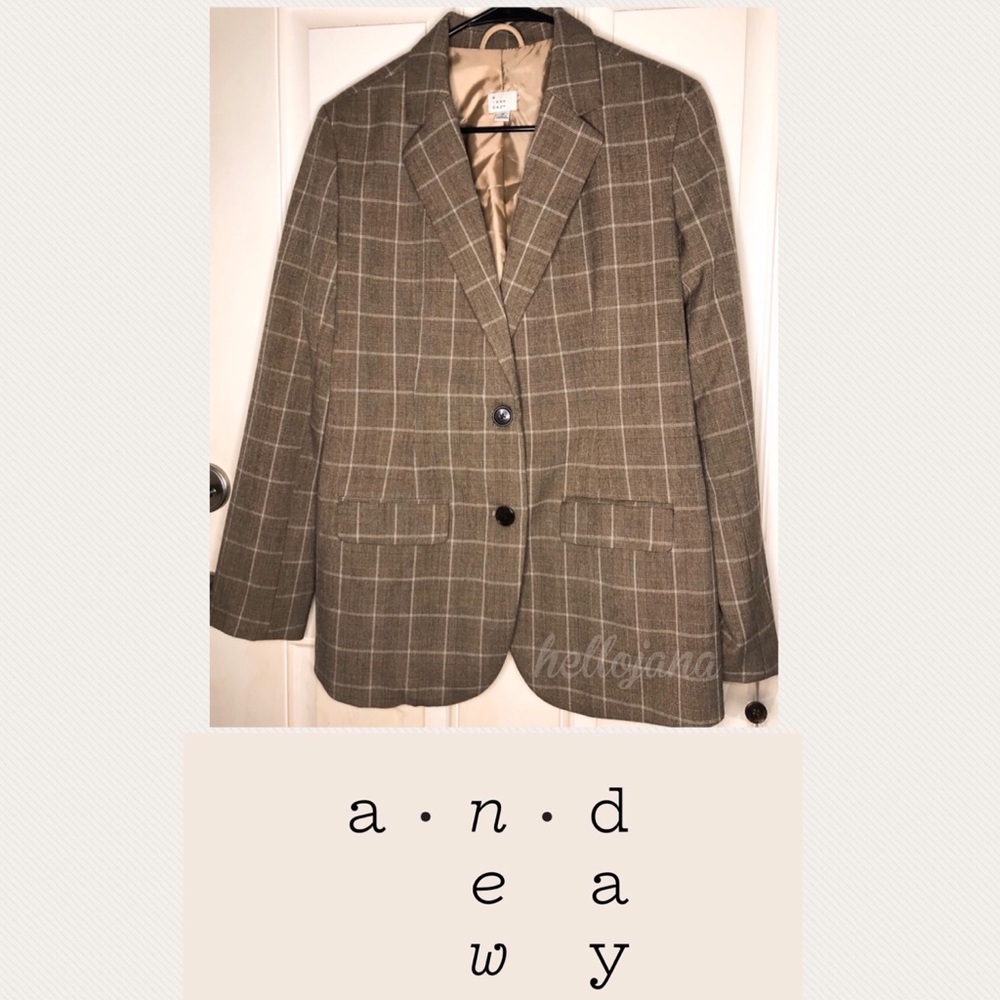 A New Day Brown Blazer BNWOT
